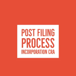 Post Filing Incorporation Process CRA