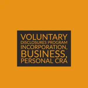Voluntary Disclosure CRA