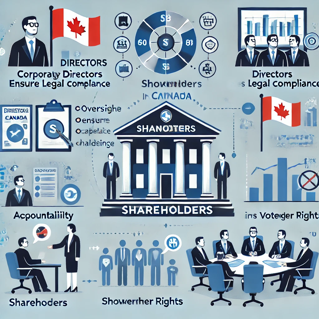 #CanadianIncorporation #CorporateGovernance #DirectorsDuties #ShareholdersRights #CanadaBusinessLaw #CorporateCompliance #FiduciaryResponsibility #IncorporationCanada #BusinessOwnership #CanadianCorporations